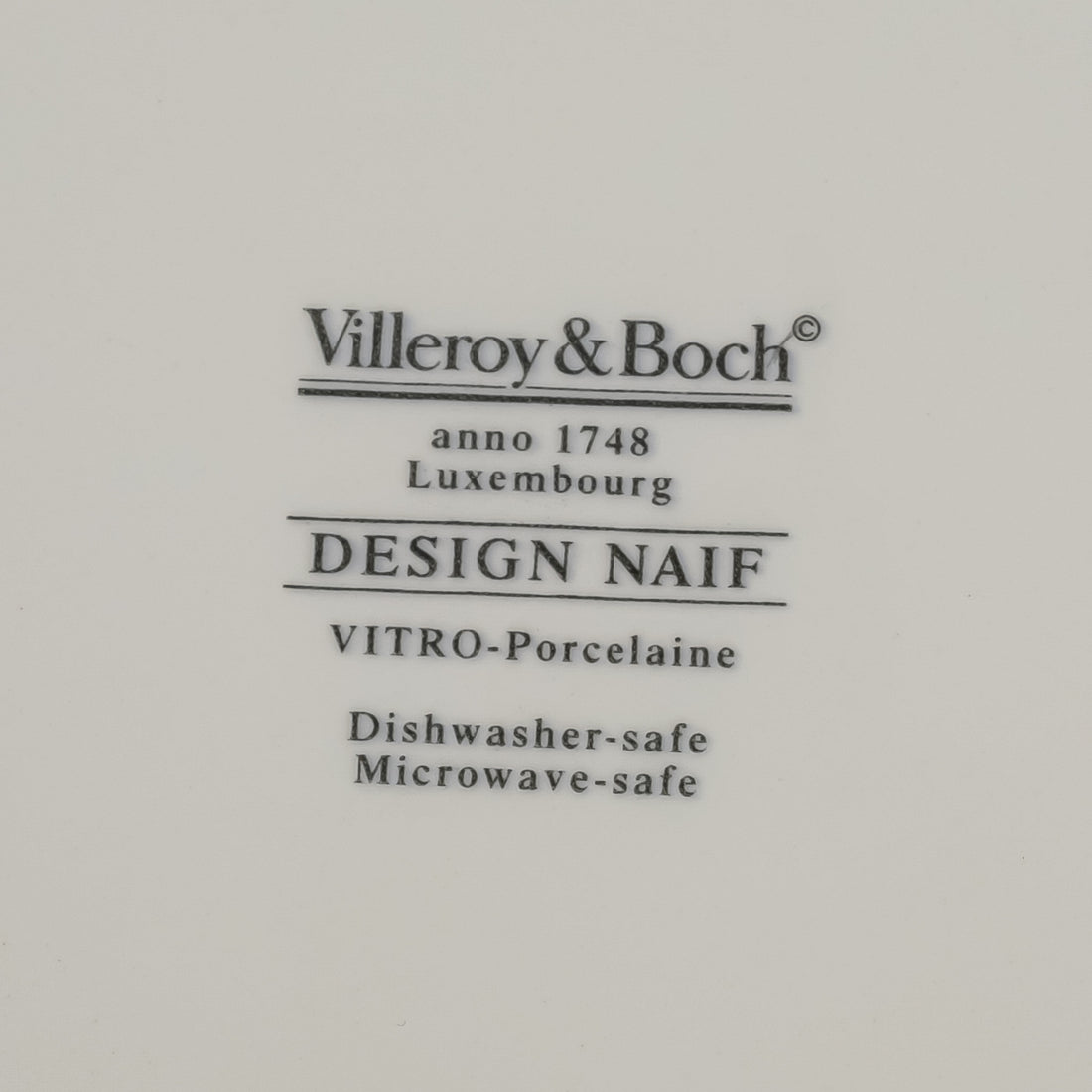 VILLEROY & BOCH Design Naif Dinner Plates Set Of 5