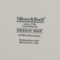 VILLEROY & BOCH Design Naif Dinner Plates Set Of 5
