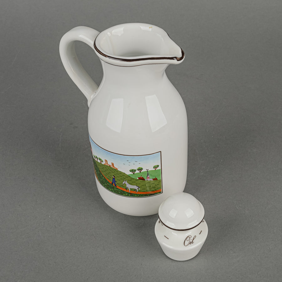 VILLEROY & BOCH Design Naif Oil & Vinegar Cruets With Stoppers Set Of 2