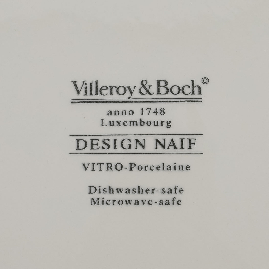 VILLEROY & BOCH Design Naif Cake/Cheese Plate
