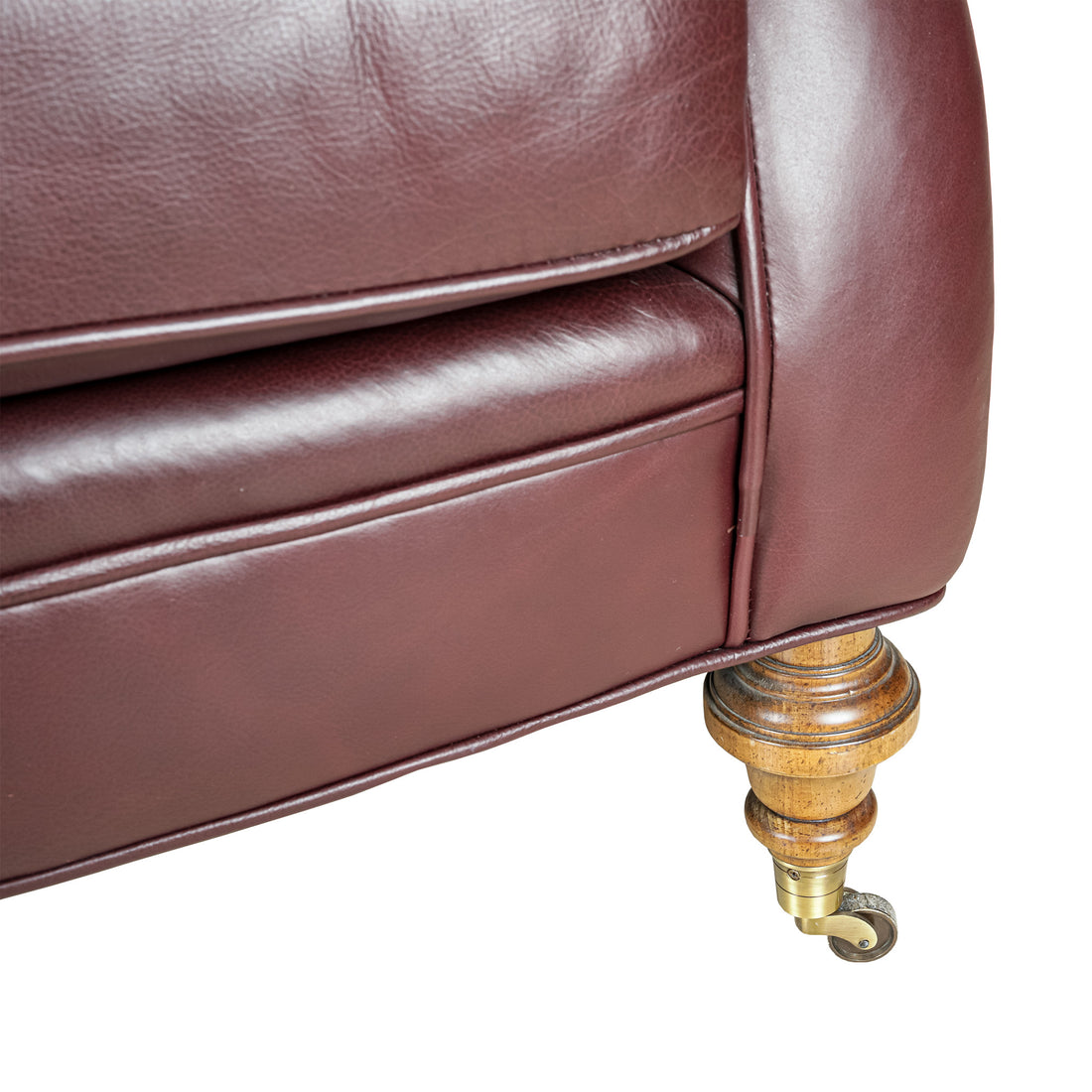 Oxblood Leather Armchair