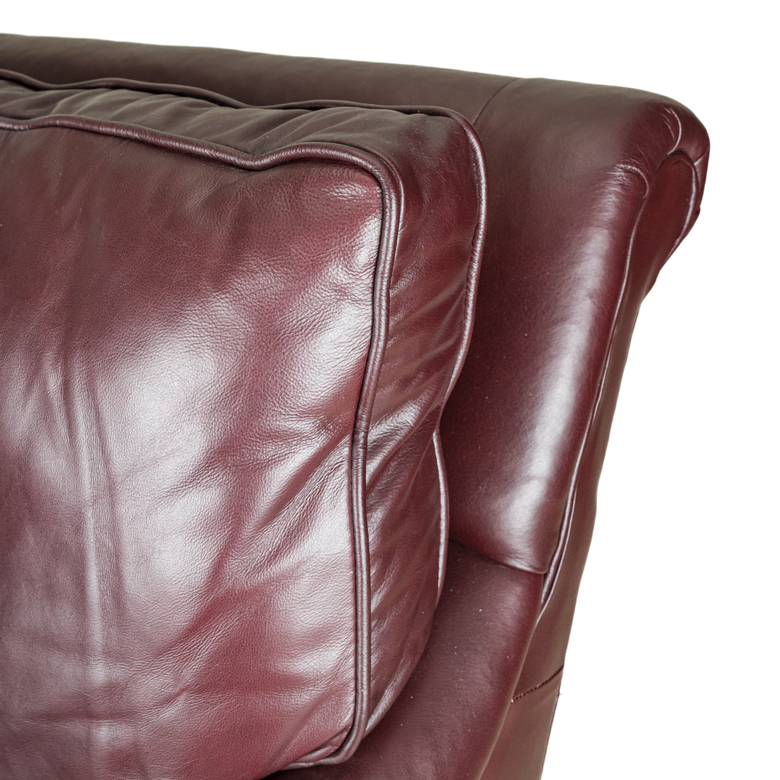 Oxblood Leather Armchair