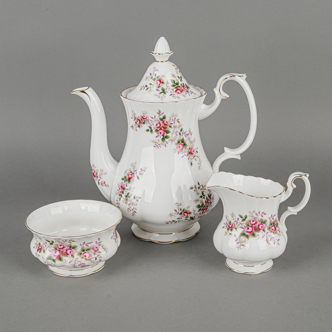ROYAL ALBERT Lavender Rose Coffee Service 4 Pieces