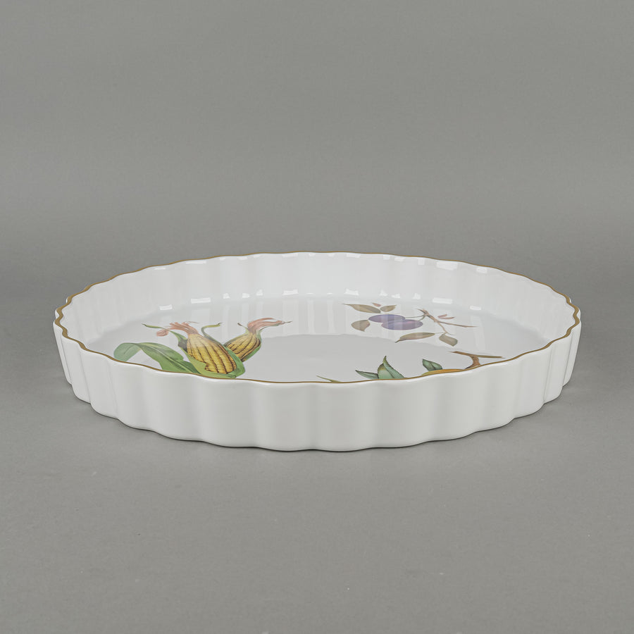ROYAL WORCESTER Evesham Quiche/Flan Dish