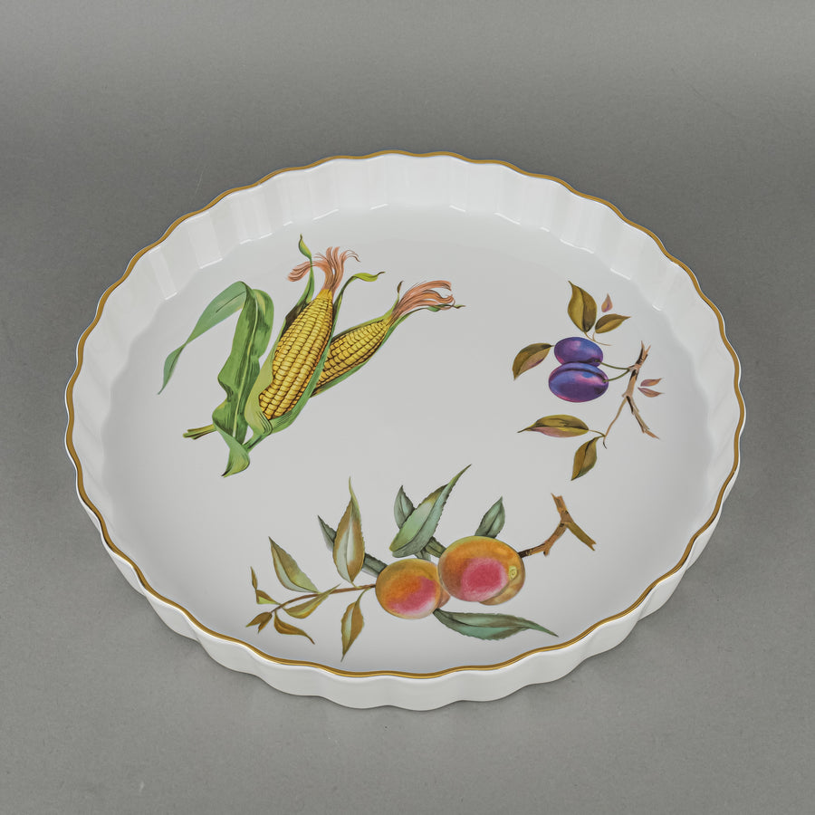 ROYAL WORCESTER Evesham Quiche/Flan Dish