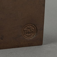 BRADLEY & HUBBARD Bronze Bookends Set Of 2