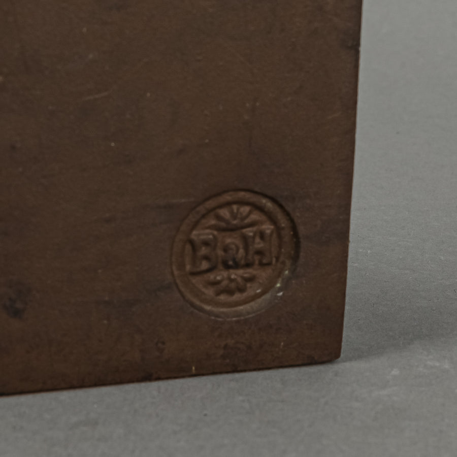 BRADLEY & HUBBARD Bronze Bookends Set Of 2