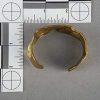 Brass Modernist Cuff Bracelet