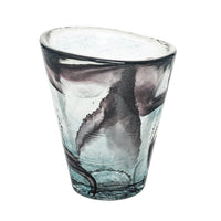 KOSTA BODA Ulrica Hydman Vallien Mine Black Tumblers Set Of 4