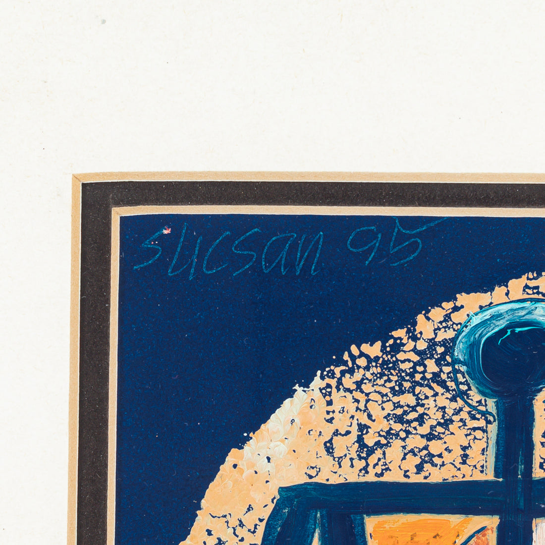 Charles Sucsan (Canadian 1932-2022)  Untitled - Abstract - Two Figures