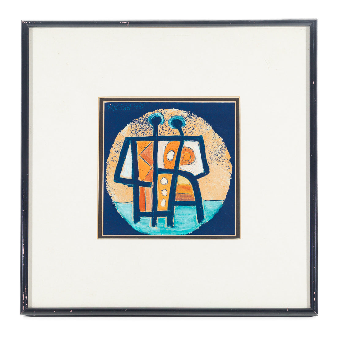 Charles Sucsan (Canadian 1932-2022)  Untitled - Abstract - Two Figures