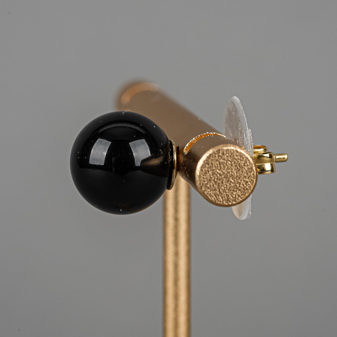 EFFY 14K Yellow Gold Onyx Ball Studs