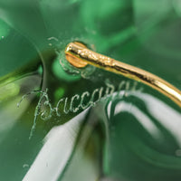 BACCARAT 18K Green Hortensia Flower Pendant