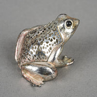 CHRISTOFLE Lumiere d'Argent Silverplate Figurine - Frog