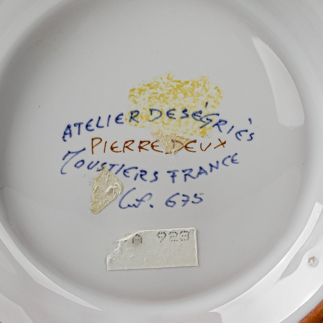 PIERRE DEUX Hot Air Balloon Faience Coffee And Tea Service - 7 Pieces