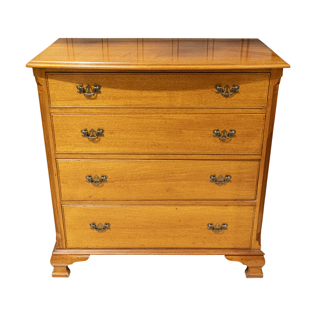Vintage Blonde Mahogany Dresser