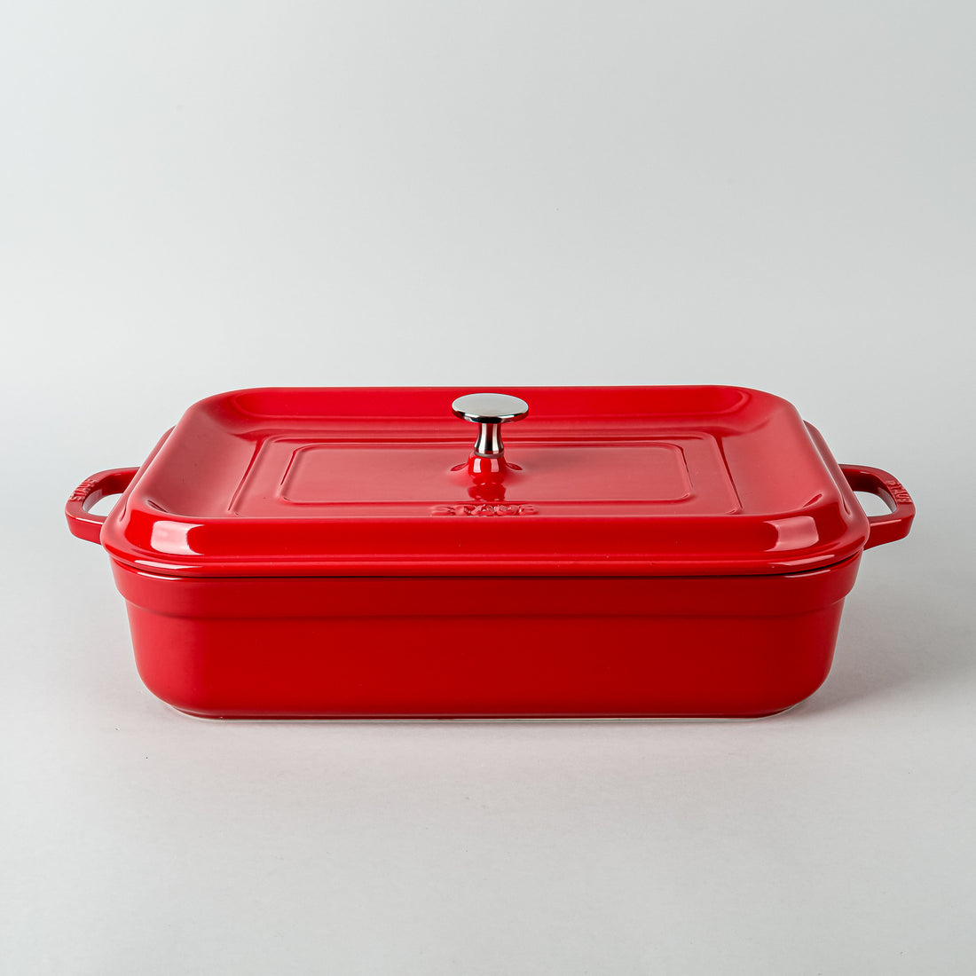 STAUB Stoneware Covered Bake Dish Red