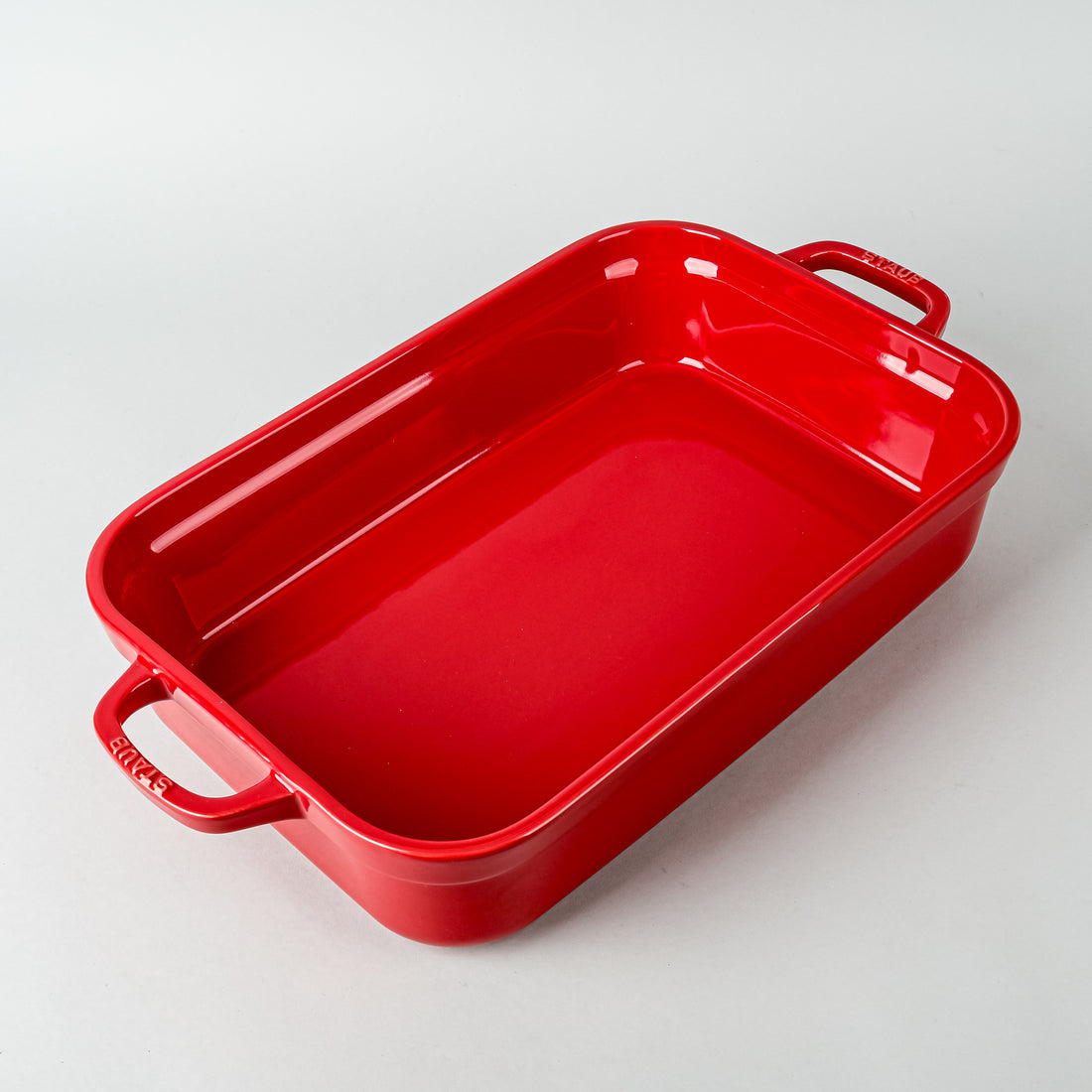 STAUB Stoneware Covered Bake Dish Red