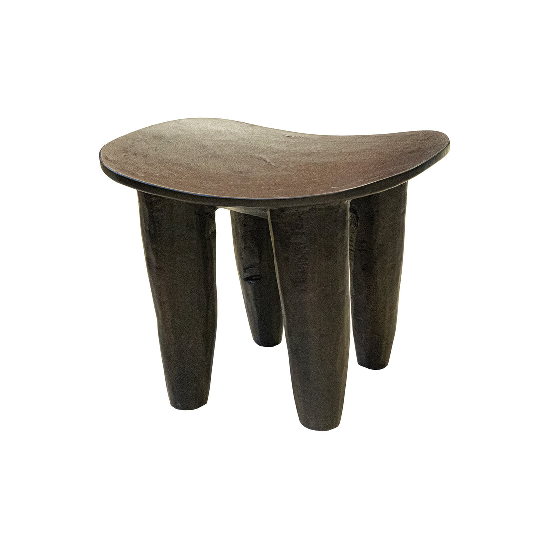 Black Painted Wooden Senufo Stool