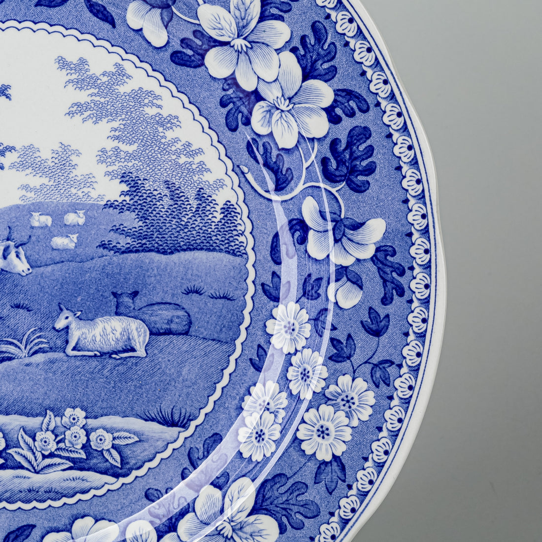 SPODE Blue Room Collection Traditions Series Dinner Plates - Set Of 6