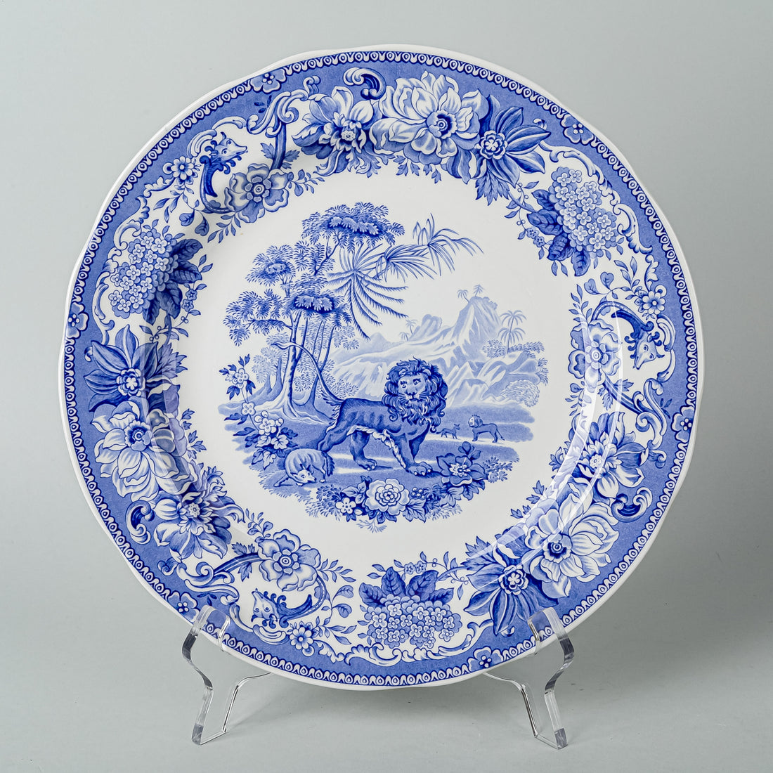 SPODE Blue Room Collection Traditions Series Dinner Plates - Set Of 6