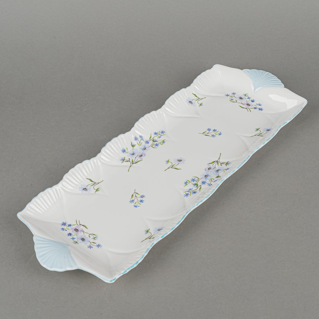 SHELLEY Blue Rock Sandwich Tray