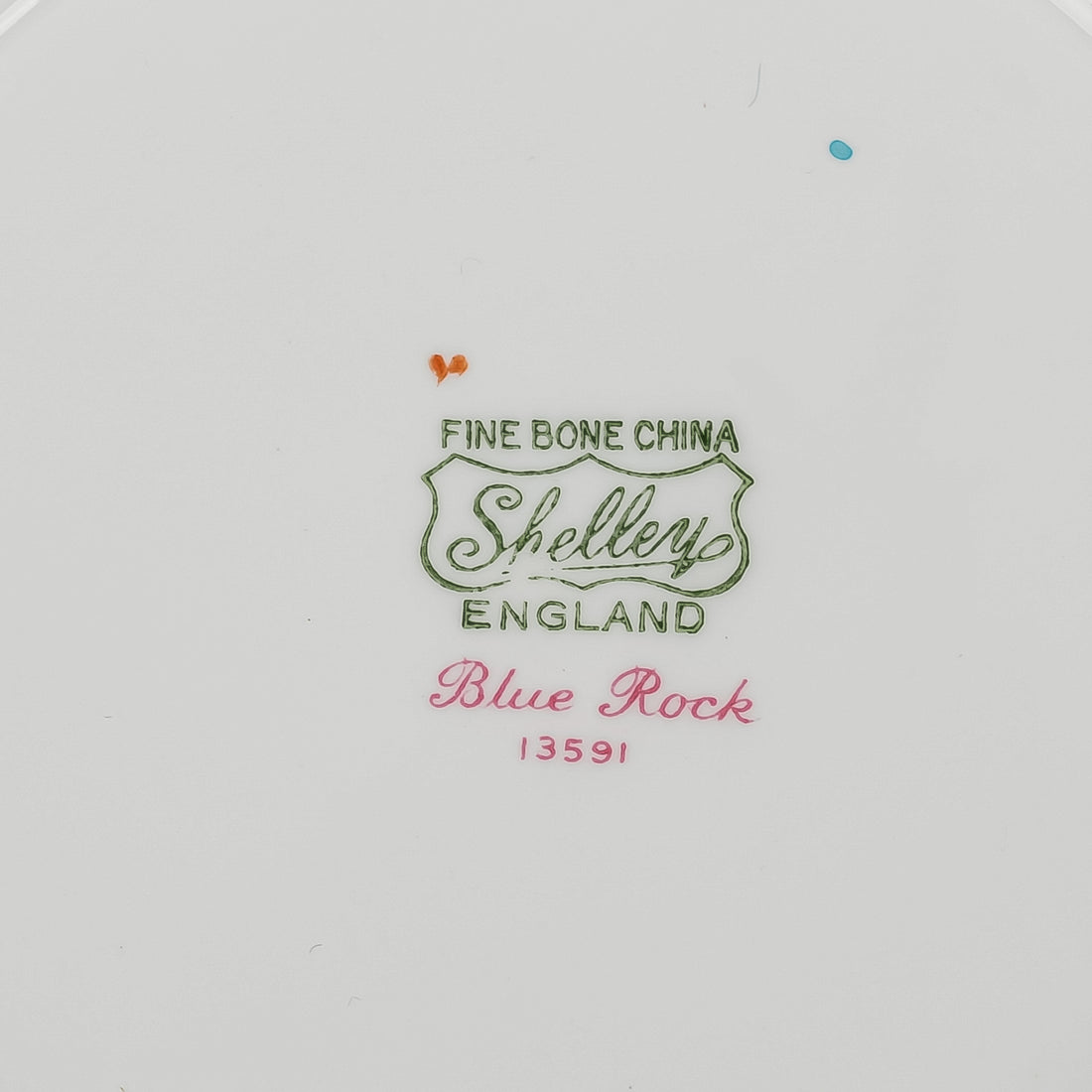 SHELLEY Blue Rock Tea Set 28 Pieces