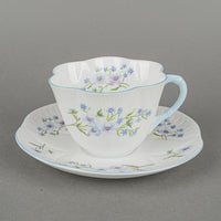 SHELLEY Blue Rock Tea Set 28 Pieces