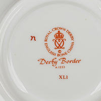 ROYAL CROWN DERBY Derby Border A1253 Cup & Saucer