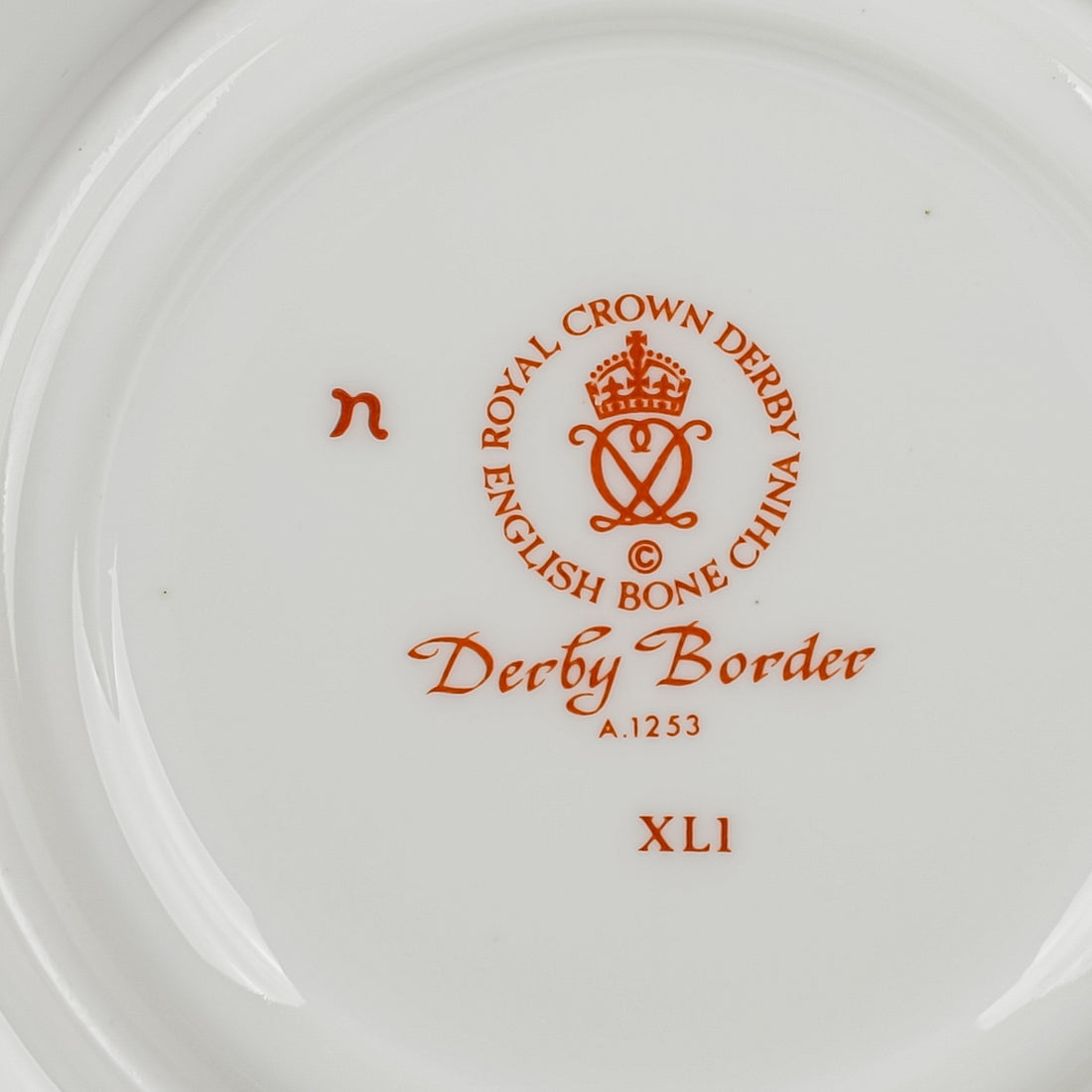 ROYAL CROWN DERBY Derby Border A1253 Cup & Saucer