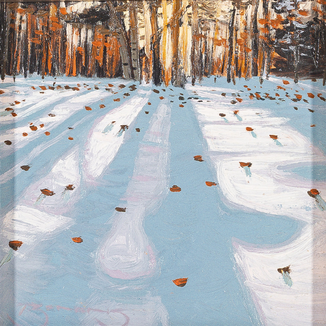 Mark Berens (Canadian 1977) Winter Forest Edge