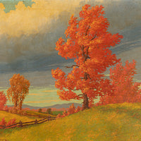 Jens Kaj Dinesen (Danish 1915) Untitled Landscape With Trees