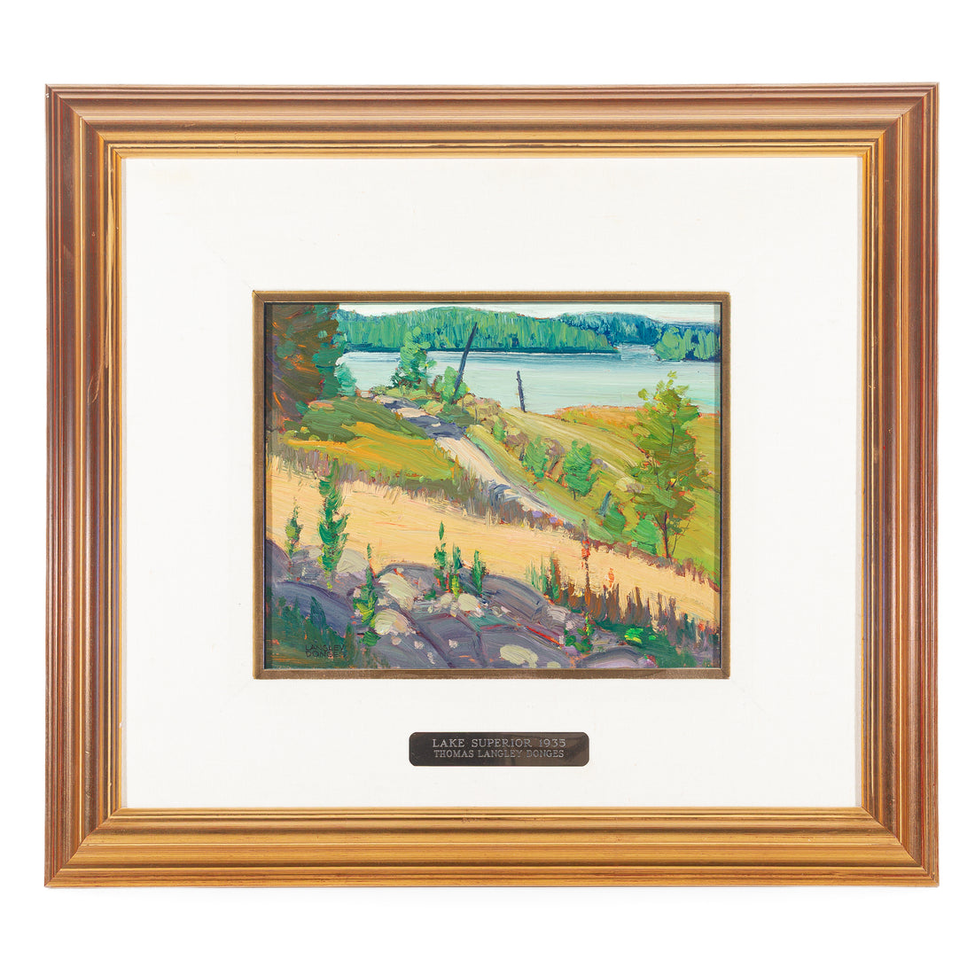 Langley Donges (Canadian 1901-1992) "Lake Superior 1935"