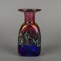 ROBERT HELD ART GLASS Iridescent Triangle Vase