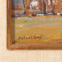 Michael B. Karas (American 1954) "Fall Morning, Vermont"