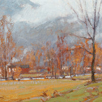Michael B. Karas (American 1954) "Fall Morning, Vermont"