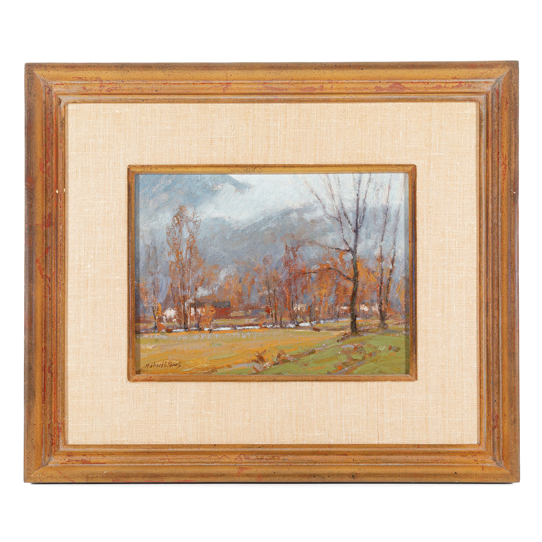Michael B. Karas (American 1954) "Fall Morning, Vermont"