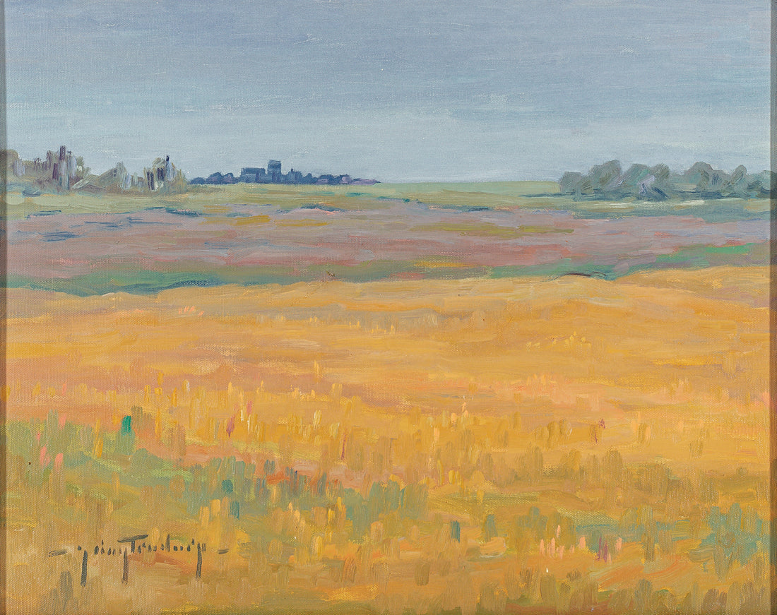 George Buytendorp (Canadian 1923-2014) "Prairie Town"