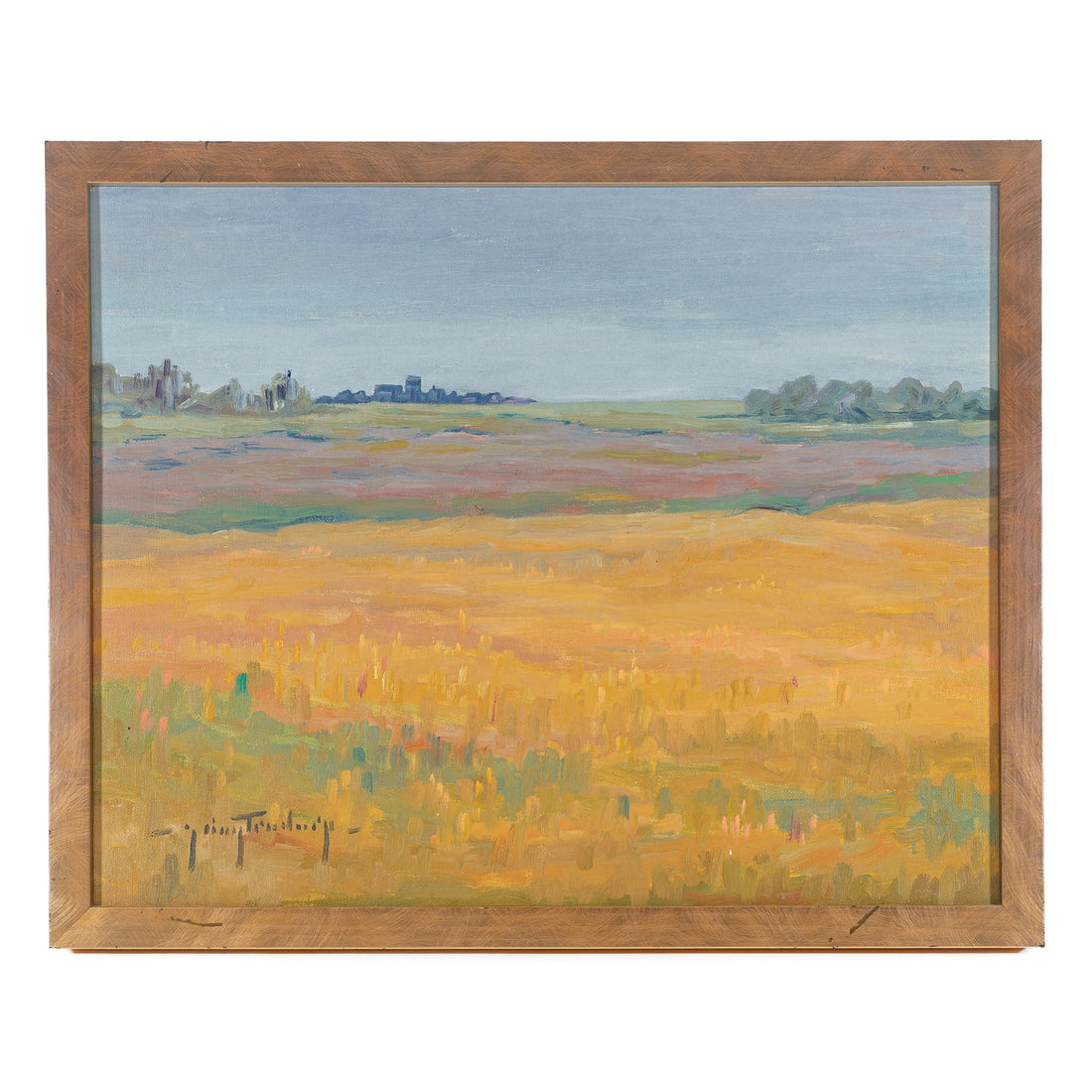 George Buytendorp (Canadian 1923-2014) "Prairie Town"