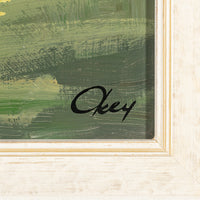 Ronald N Okey, (Canadian, 1921-2004) Boats on Shore