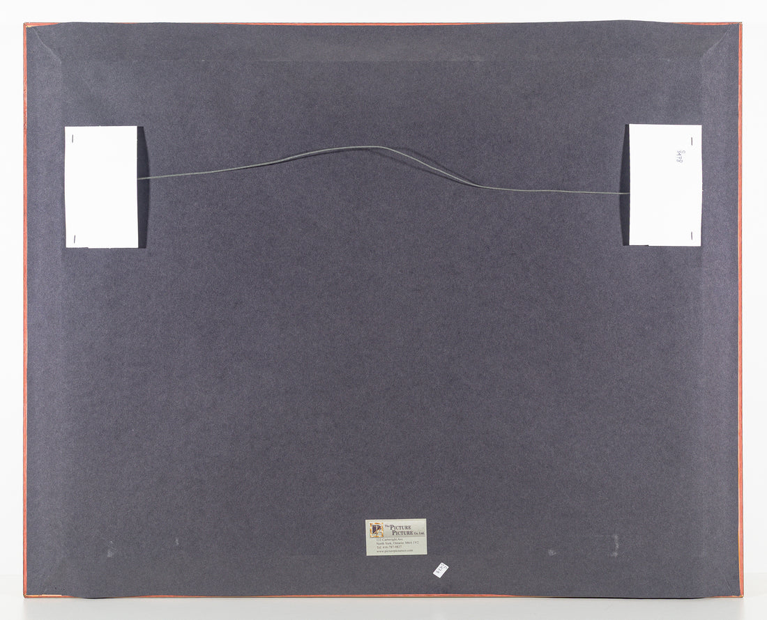 Ronald N Okey, (Canadian, 1921-2004) Boats on Shore