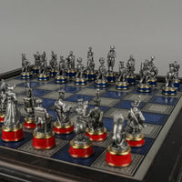 FRANKLIN MINT Battle Of Waterloo Chess Set