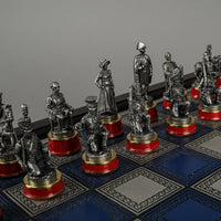 FRANKLIN MINT Battle Of Waterloo Chess Set