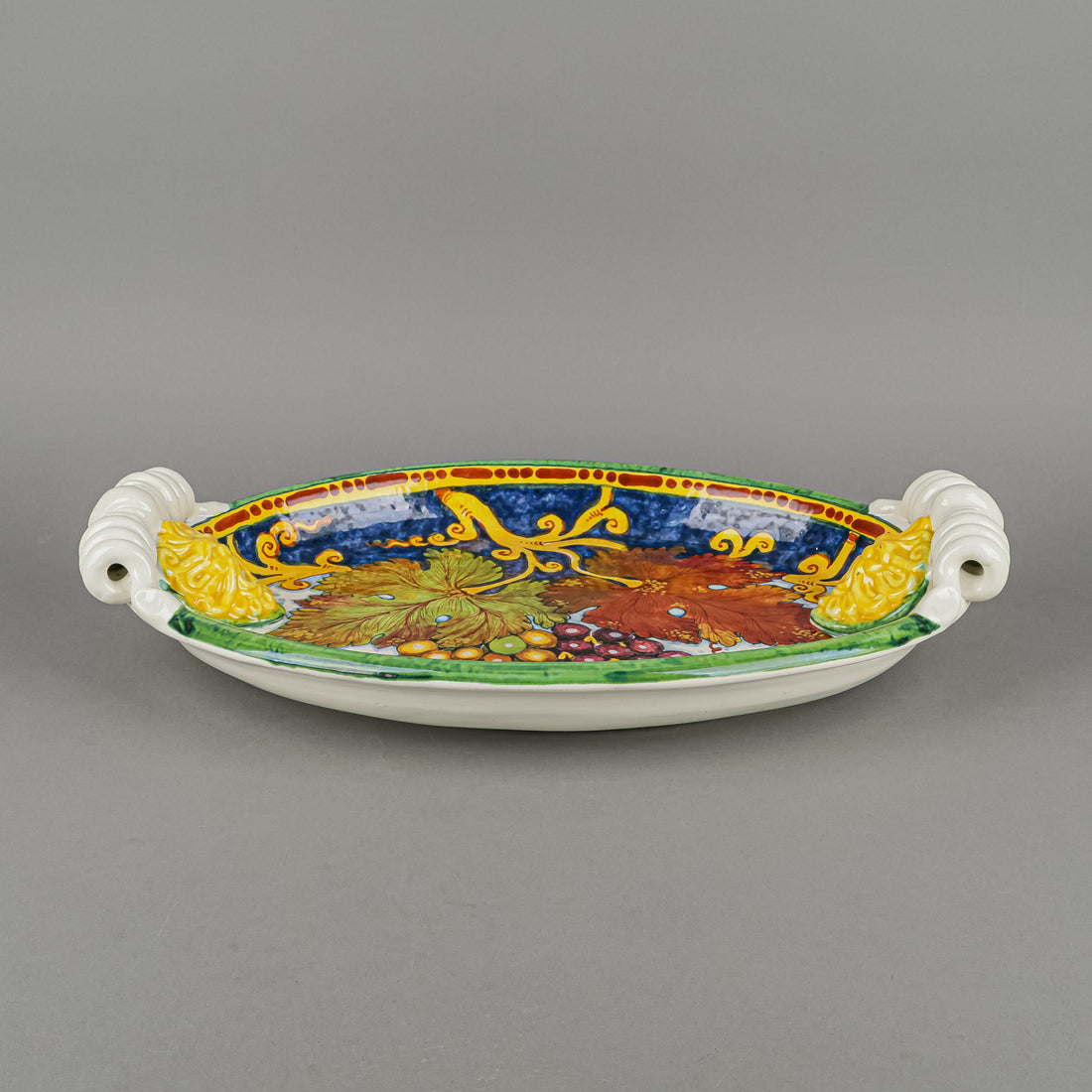 LEONCICI Leona Italian Hand Painted Pottery Tray VA372D/56