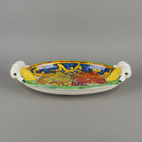 LEONCICI Leona Italian Hand Painted Pottery Tray VA372D/56