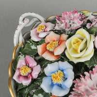 HEREND China Floral Basket 9001
