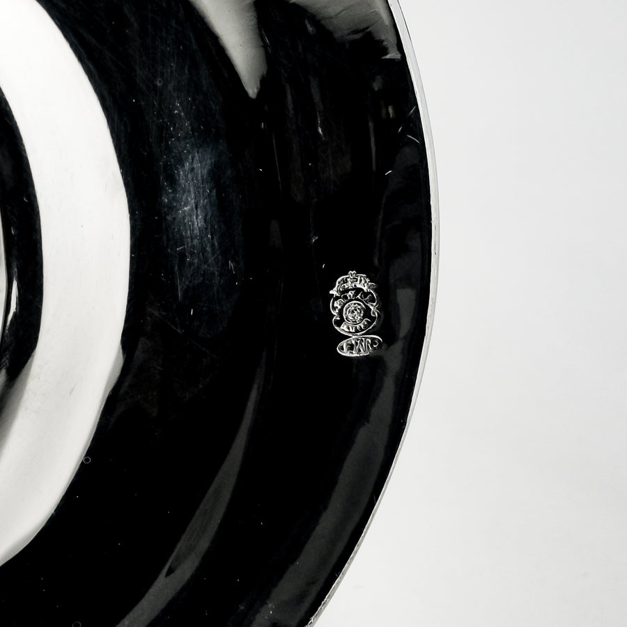 ROYAL PEWTER Pewter & Crystal Duck Decanter