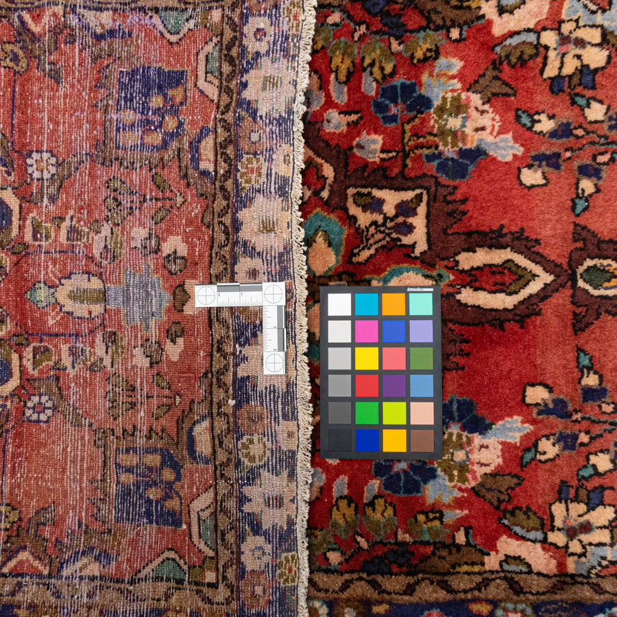 Hand Knotted Wool Hamadan Persian Runner