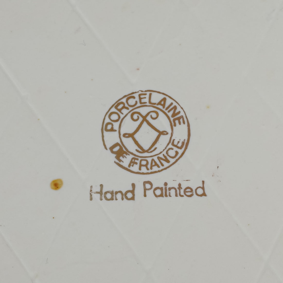 PORCELAINE DE FRANCE Hand Painted Floral Tray