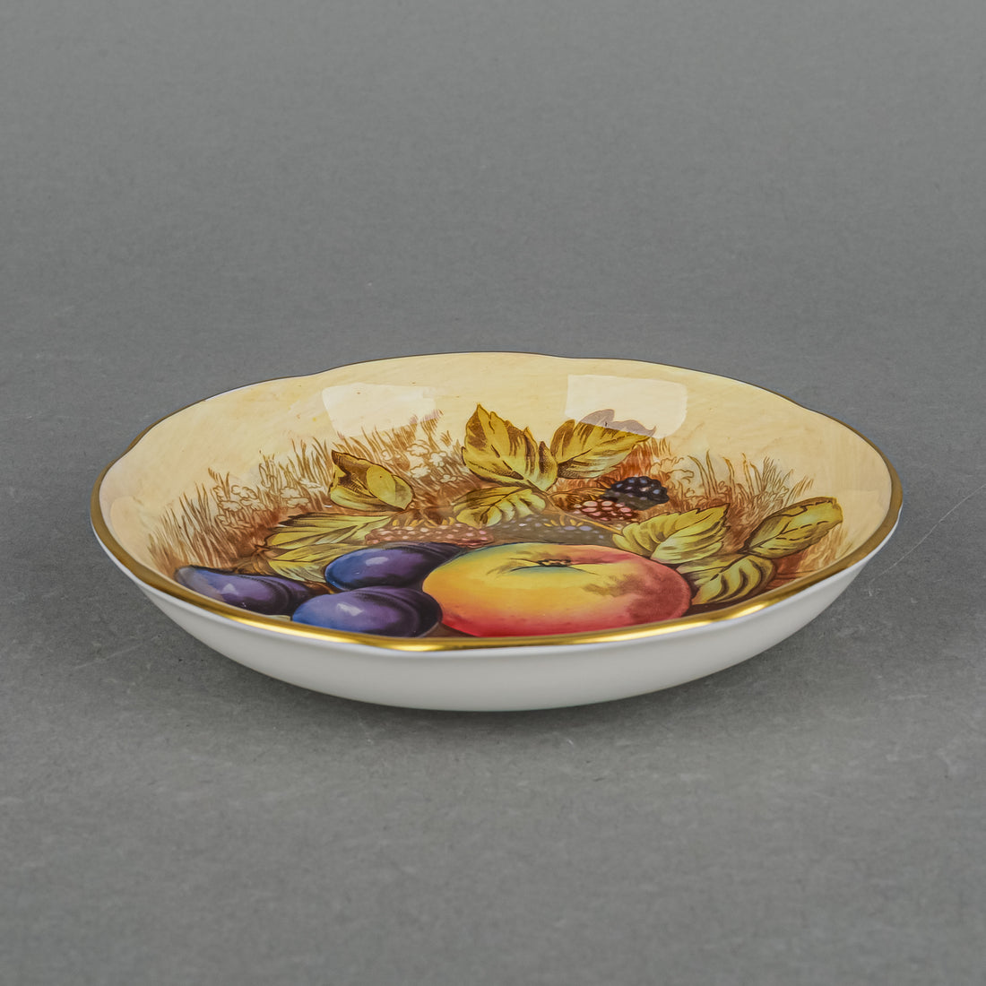 AYNSLEY D.Jones Orchard Fruit 1325 Ashtray/Coaster